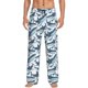 thumbnail image 1 of Balery Cute Shark Pantalones de pijama para hombre, pijama ultraligero, pantalón de descanso-XX-Large, 1 of 6