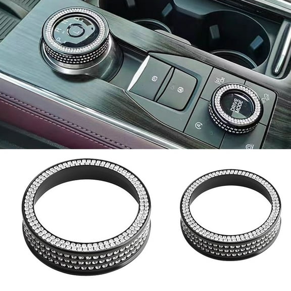 Bling Bling For Ford Explorer 20-23 Center Console Gear Shift Knob Cover Trim