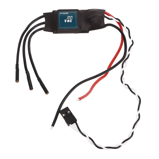 Controlador de Velocidad RC, ESC SIN Cepillo Anti Crosstalk 3-4S 20A Transmisión ESTA PARA HÉLICE