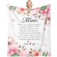 thumbnail image 1 of LHSHID Christmas Mimi Gifts for Grandma Xmas Gifts for Mimi from Grandkids Best Mimi Gifts from Grandchildren Mimi Birthday Gifts Mimi Blanket from Granddaughter 50x60in, 1 of 6