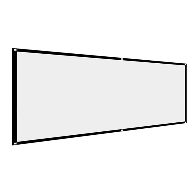 Proyector de pantalla de doble cara Pantalla De Proyector De 120 ''/ 150'', 4K HD Pantalla De Proyector De Video Portátil Plegable Antiarrugas - 120 pulgadas 120 pulgadas Magideal Proyector de pantalla de doble cara