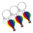 thumbnail image 2 of MOVTOTOP Hot Air Balloon Keychain for Women Men Decorative Metal Keyring Multi Color 3Pcs, 2 of 6