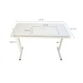 thumbnail image 5 of Sewingrite Foldable Sewing Craft Hobby Utility Table - White, 5 of 7