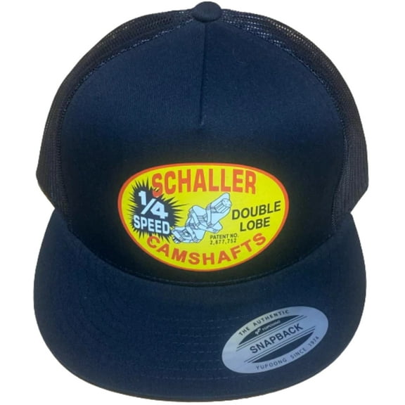 Schaller Camshafts Trucker Hats available in 2 colors Hot Rods Drag Racing