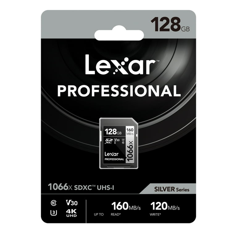 ■LCF128CRBAP1066 [128GB] Lexar Professional 1066x microSDXC™ UHS-I Memory Card Silver