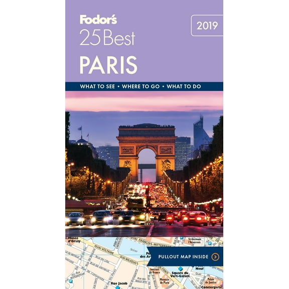 Full-Color Travel Guide: Fodor's Paris 25 Best (Paperback)