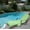 Light Green, variant on Crover Pool Side Chaise Lounge Cover, Cotton, 2.2lb, 30" x 81", 10" Side Pocket