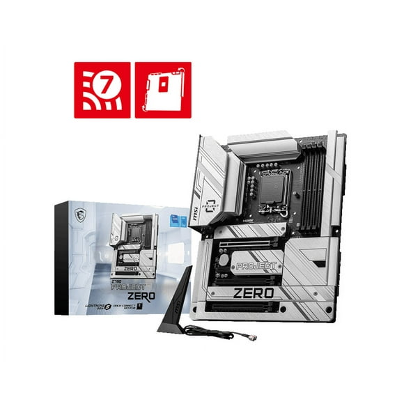 MSI INTEL ATX Gaming Motherboard, Z790 PROJECT ZERO, LGA 1700, DDR5, WIFI 7