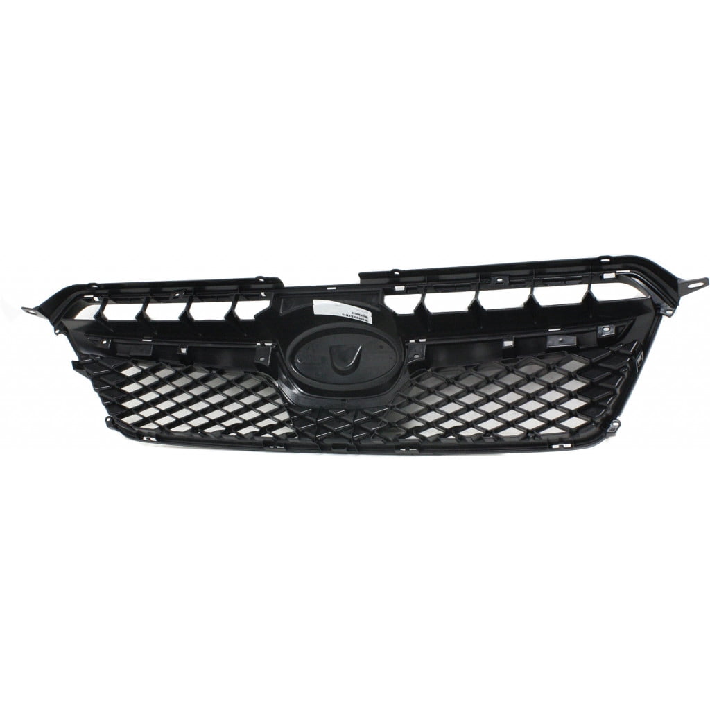 For Subaru XV Crosstrek Grille Assembly 2013 2014 2015 | Radiator | Black Shell & Insert | Plastic | SU1200151 | 91122FJ020