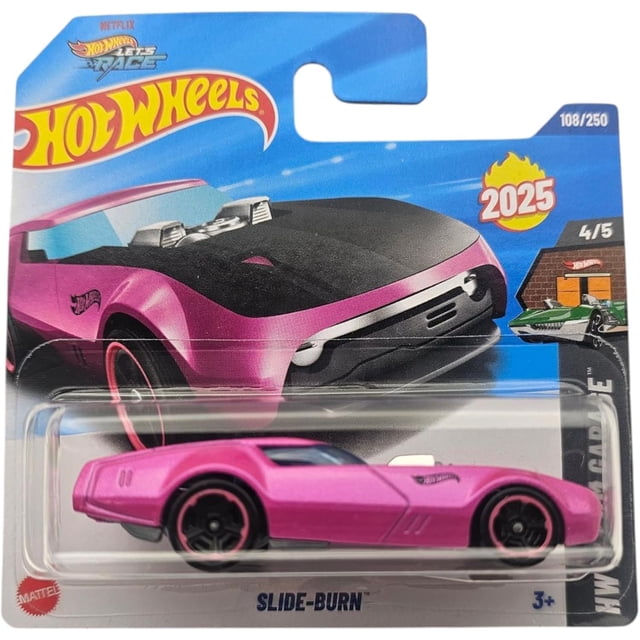 Auto fundido Hot Wheels Slide-Burn 2025 Pink 108/250