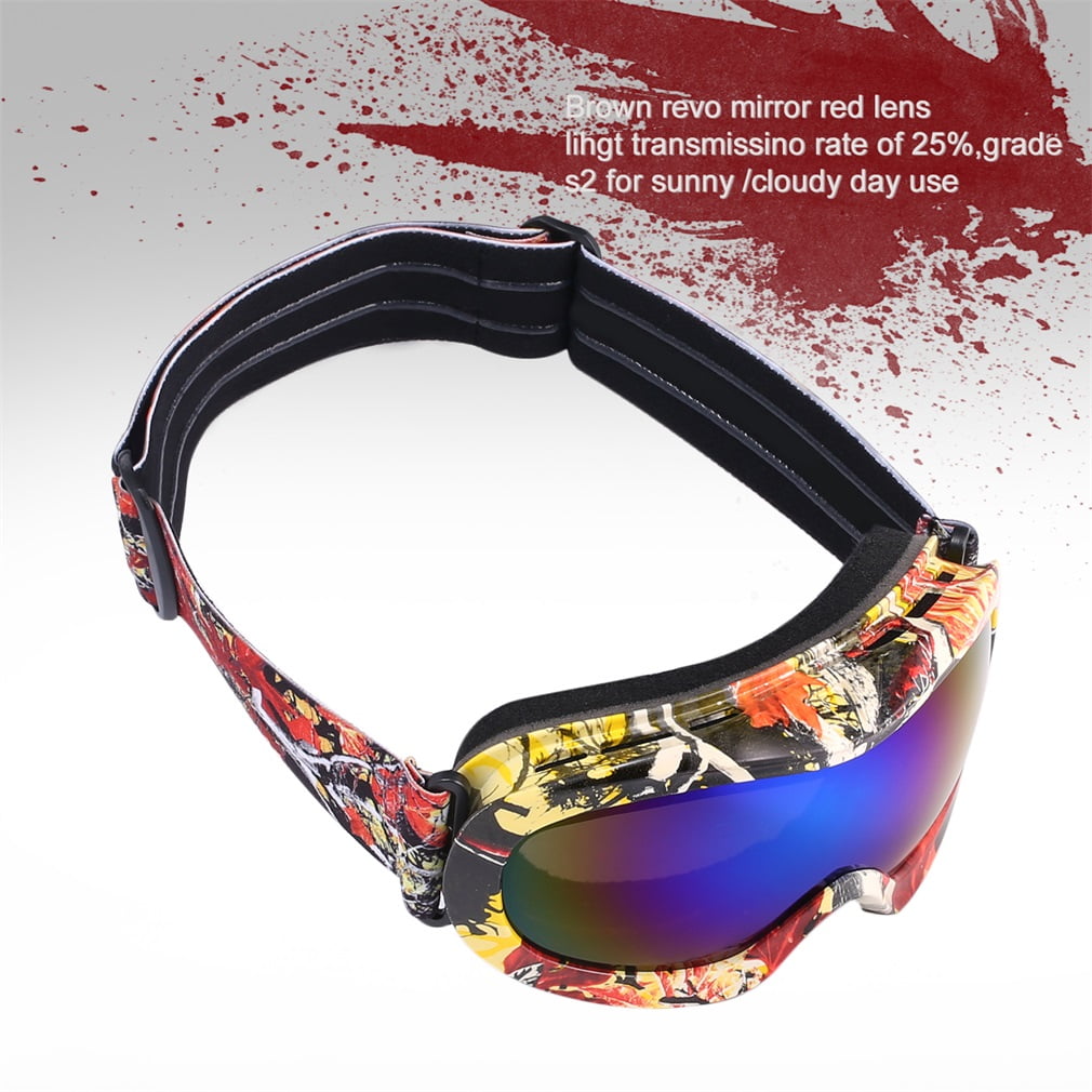 Details about   Children Snow Ski Goggles Double Lens Anti-fog Windproof UV400 Mask Glasses 