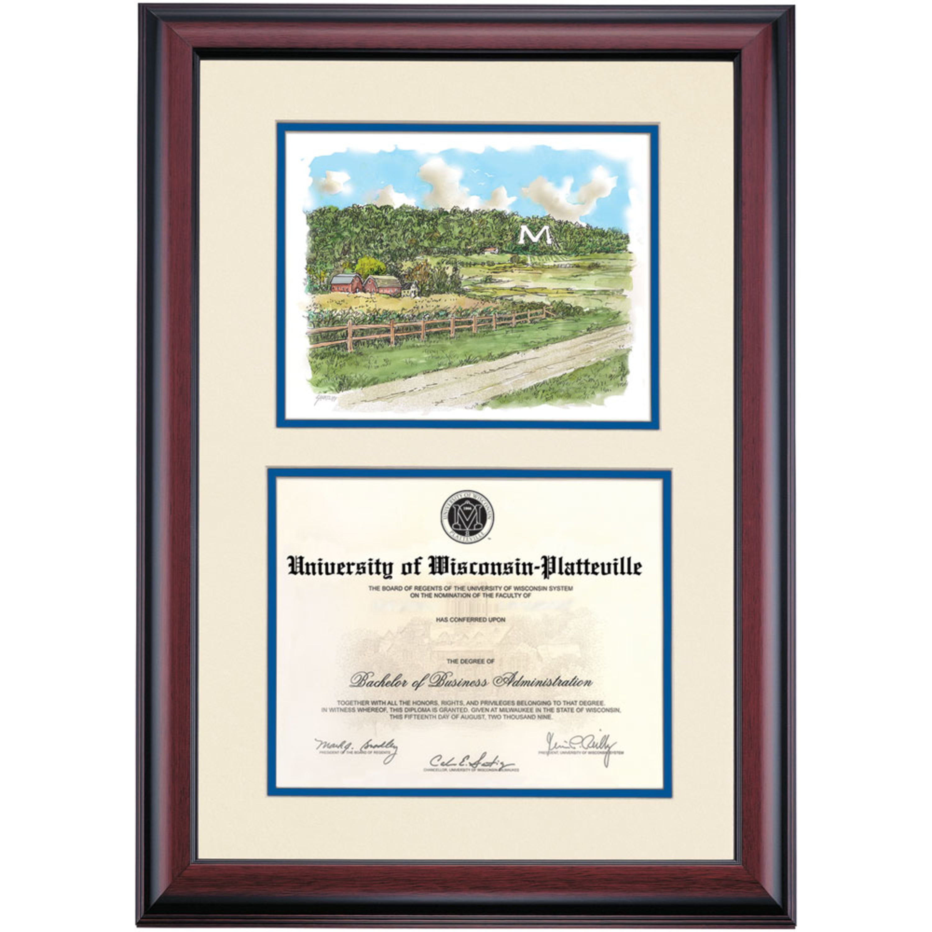 Details about   Honors Cherry Matte Diploma Frame 