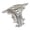 Silver, variant on Edgy Gothic Styles Adjustable Open Rings Alloy Metal Jewelry Mysterious Fashion Gift For Women Men