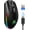 Jet Black, variant on Gaming   - 8000 DPI, Long-Lasting 100Hrs ,  Backlit, 6 Programmable Buttons, Dual Connectivity (2.4G + -C) for PC, , Laptop - Black