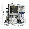 thumbnail image 5 of Art Gallery Modular Building Blocks Toy Bricks Model City Street View MOC Buildings Set | General Jim's Toys | Compatible with Lego, Cobi, Wange, Sembo and all major brick building brands., 5 of 8