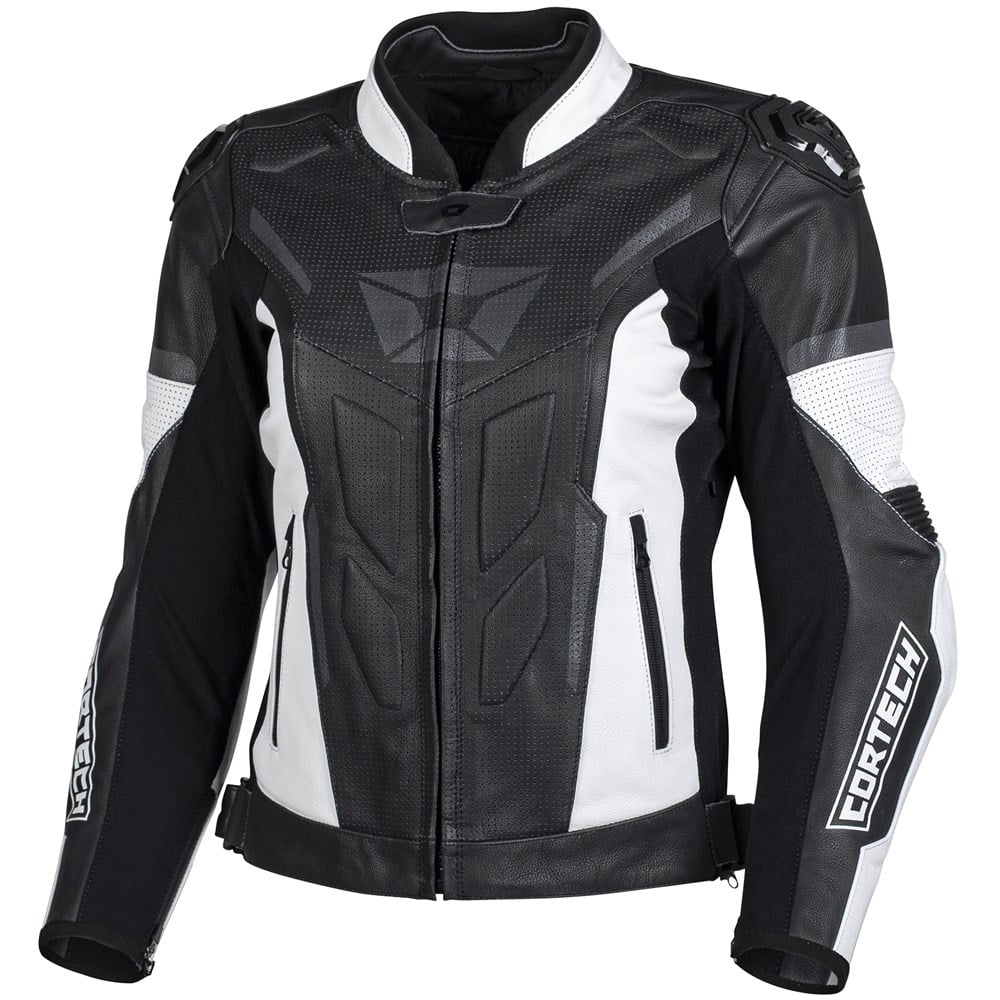 Cortech Womens Apex Leather Jacket - Black/White - Walmart.com ...