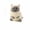 B001- A, variant on Novelty Relaxation Gift, Cat Relaxation, Sensory Squeeze Toys, Relaxation Squeeze Toys, 1Pc 9Cm 3.5X2X2 Inch Chubby Lace Collar Blue White Cat Squeeze for Office School Pocket