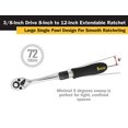thumbnail image 3 of Titan Tools 12070 3/8" Drive Extendable Ratchet, 3 of 5