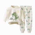 thumbnail image 5 of UAYOTSE Childrens Comfortable and Breathable Long Sleeved Home Clothes Cute Cartoon Pattern Pajama Set,Sizes 4-5 Years, 5 of 5