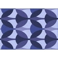 thumbnail image 1 of Ahgly Company Machine Washable Indoor Rectangle Transitional Denim Dark Blue Area Rugs, 6' x 9', 1 of 7