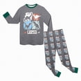thumbnail image 5 of UAYOTSE Boys and Girls Suit Long Pants Regular Long Sleeved Round Neck Dinosaur 3D Printed,Sizes 7-8 Years, 5 of 9