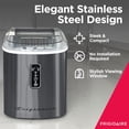 thumbnail image 3 of Máquina de hielo Frigidaire EFIC103AMZ-SSBLACK-SC, autolimpiante, 12 kg, 3 of 6