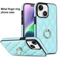 thumbnail image 1 of Jiahe Cover For iPhone 14 Plus 6.7 inch,Shockproof Rugged 360° Rotation Finger Ring Holder Kickstand Case Cover,Mint, 1 of 8