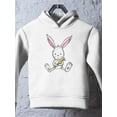 thumbnail image 3 of Cute Bunny With Carrot Hoodie Toddler -Image by Shutterstock,  5 Toddler, 3 of 4