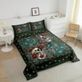 thumbnail image 4 of Erosebridal Gothic Skull Comforter Sets Queen Size,Exotic Style Bedding Queen Comforter Set,Ultra Soft Reversible Bedding Sets Queen with Comforter,Bohemian Decor,3 Pieces, 4 of 8