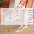 thumbnail image 4 of Sandals Women Comfortable Wedge Gladiator Closed Toe Ankle Straps Espadrille Sandals Casual Beach Vacation Essentials Slides for Women Footwear, 4 of 7