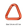 thumbnail image 4 of Acampando Triángulo Carabinero Accesorios Escalada Livianos Pesca () Naranja, 4 of 9