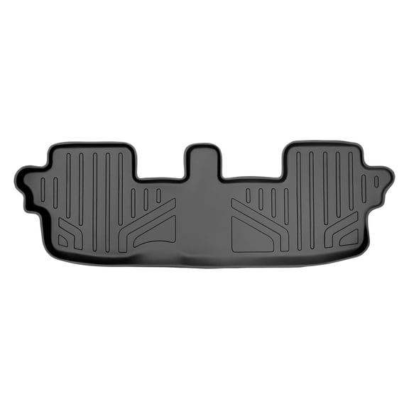 SMARTLINER Custom Fit Floor Mats 3rd Row Liner Grey Compatible With 2008-2013 Toyota Highlander