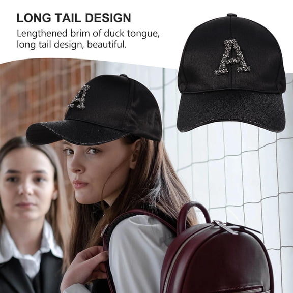 ifundom Black Casual Baseball Cap with Peaked Brim, and Comfortable Fabric, Perfect for Everyday Wear