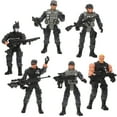 thumbnail image 1 of Juego de simulación de soldado de juguete educativo de 6 piezas con armas y modelos para escenas., 1 of 8