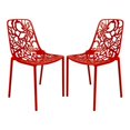 thumbnail image 1 of LeisureMod Modern Devon Silla de aluminio, juego de 2 LeisureMod DC23R2, 1 of 2