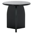 thumbnail image 2 of Safavieh Barazi Modern Wood Round End Table, Black, 2 of 9