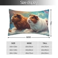 thumbnail image 2 of KLL Cloud Guinea Pig Pillow Covers Envelope Closure,Super Soft and Cozy Fuzzy Fleece Pillow Case Cover (No pillow core） 16"x24", 2 of 5