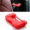 thumbnail image 5 of Car Seat Belt Buckle Clip Silicone Anti-Scratch Cover Accessory Red Safety, 5 of 5