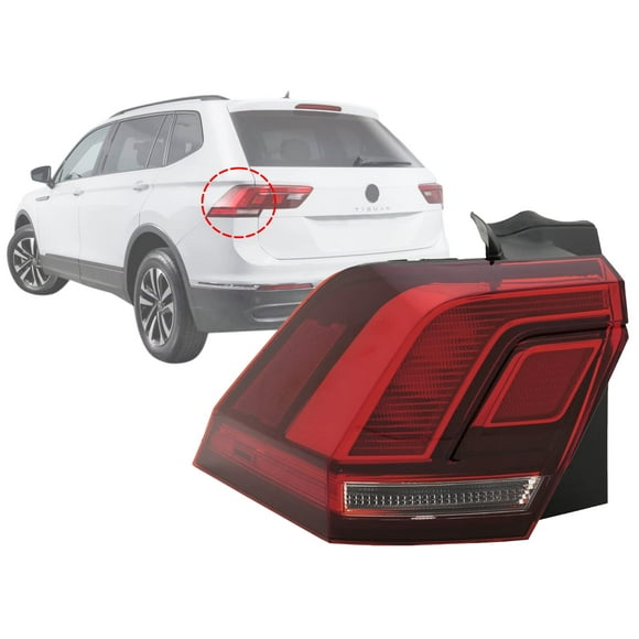 APA Replacement for LED Rear Lamp 2018 2019 2020 2021 2022 2023 TIGUAN Outer Driver Left Side 5NN945095A VW2804126
