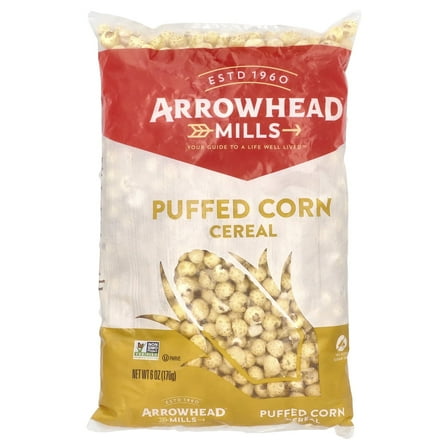 Arrowhead Mills Puffed Corn Cereal 6 oz Pack of 3