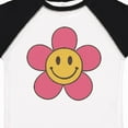 thumbnail image 4 of Inktastic Smiley Face Flower Cute Pink and Yellow Boys or Girls Toddler T-Shirt, 4 of 5