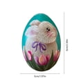 thumbnail image 3 of SIYTUAU Foam Easter Egg Decoration Set With Hand Painted Animal Patterns For Home Party Table Centerpiece Wreath Spring Holiday Decor, 3 of 6