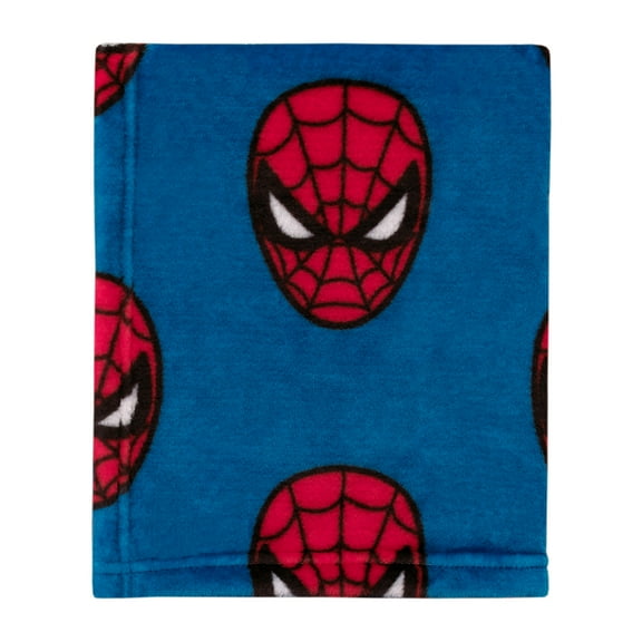 Marvel Spider-Man Blue and Red Super Soft Baby Blanket