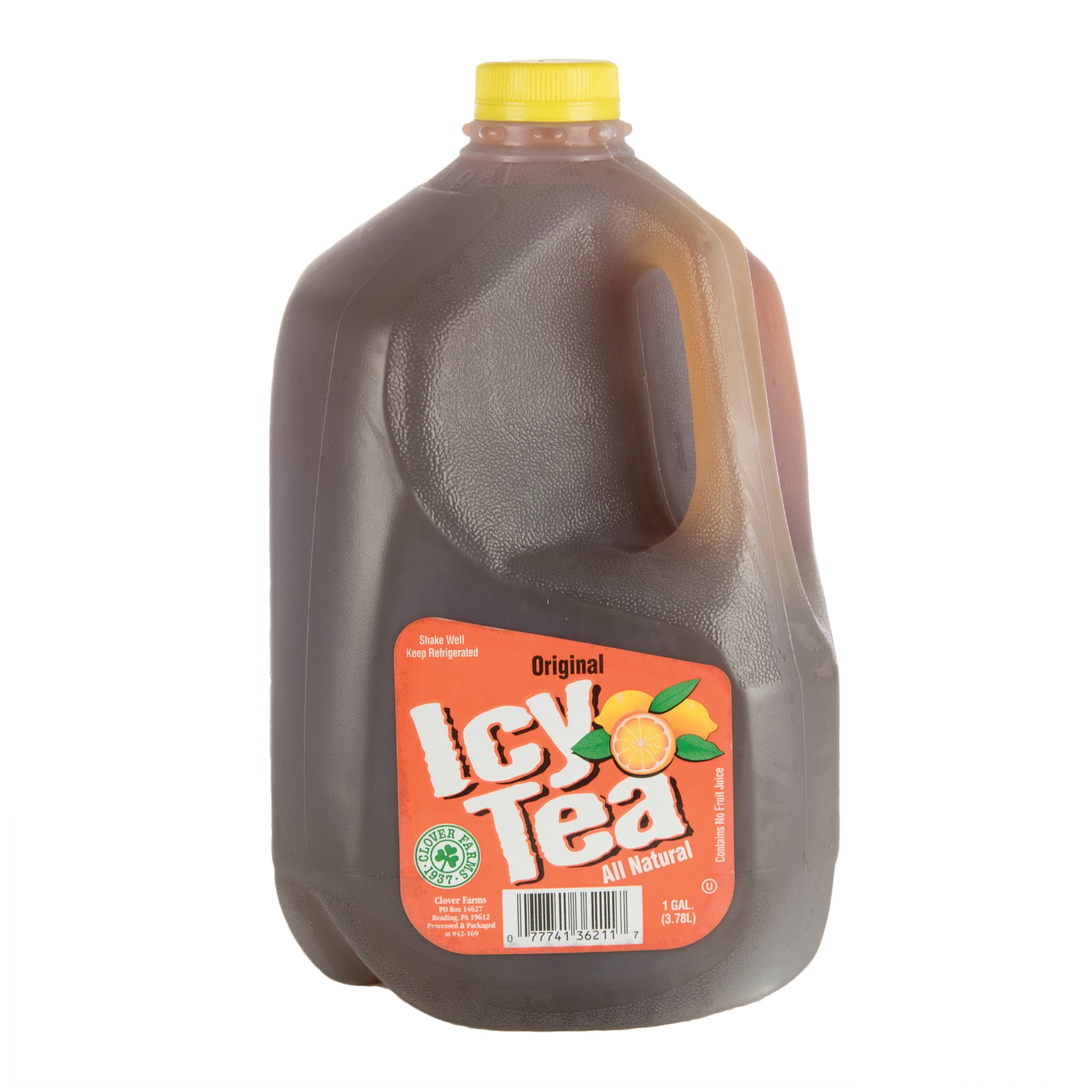 Clover Farms All Natural Original Farmers Iced Tea Gal - Plastic