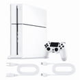 thumbnail image 1 of Sony Playstation 4 PS4 Console Original 500GB with Retrofam Controller, White (Refurbished), 1 of 5