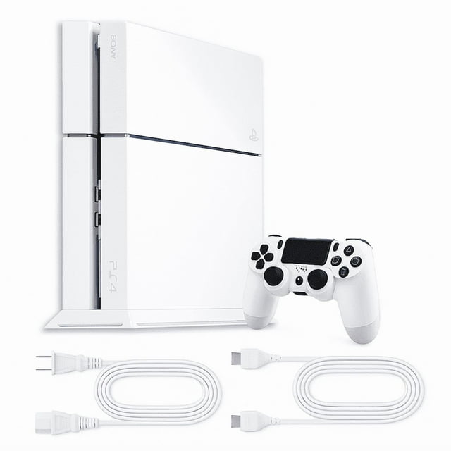 Console Sony PlayStation 4 PS4 500Go blanche restaurée avec manette Retrofam (Reconditionnée)