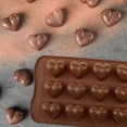 thumbnail image 3 of Molde de silicona para chocolate con forma de corazón, moldes para dulces para fiestas, bodas, gelatina, cubitos de hielo en forma de corazón, paquete de 2, 3 of 5