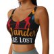 thumbnail image 2 of Balery Not All Who Wander Are Lost Hiking Sujetadores deportivos con espalda cruzada para mujer, acolchados, sin costuras, de alto impacto, ideales para yoga, gimnasio, entrenamiento y fitness.-Small, 2 of 8