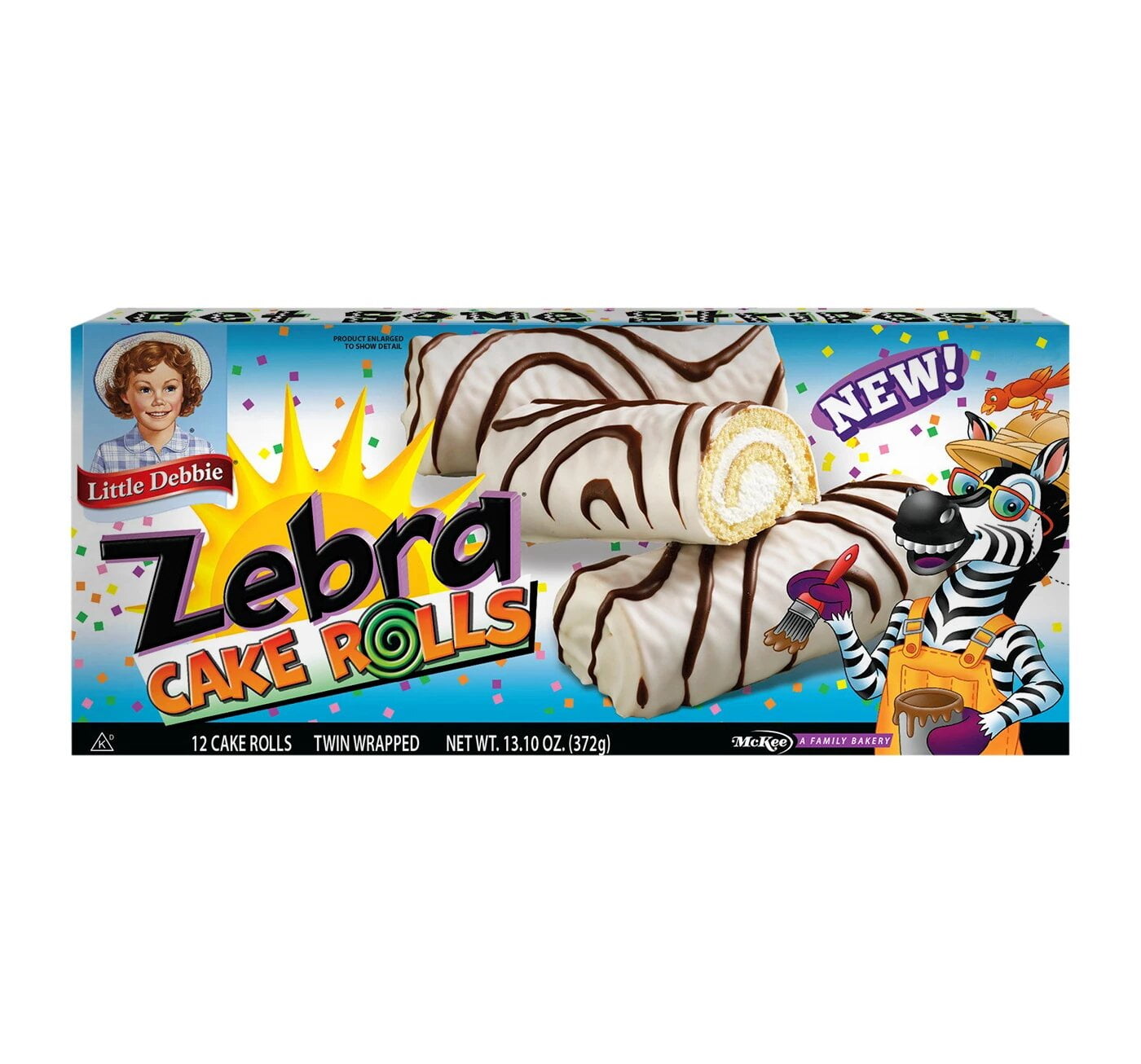 Little Debbie Zebra Cake Rolls (3 Boxes)