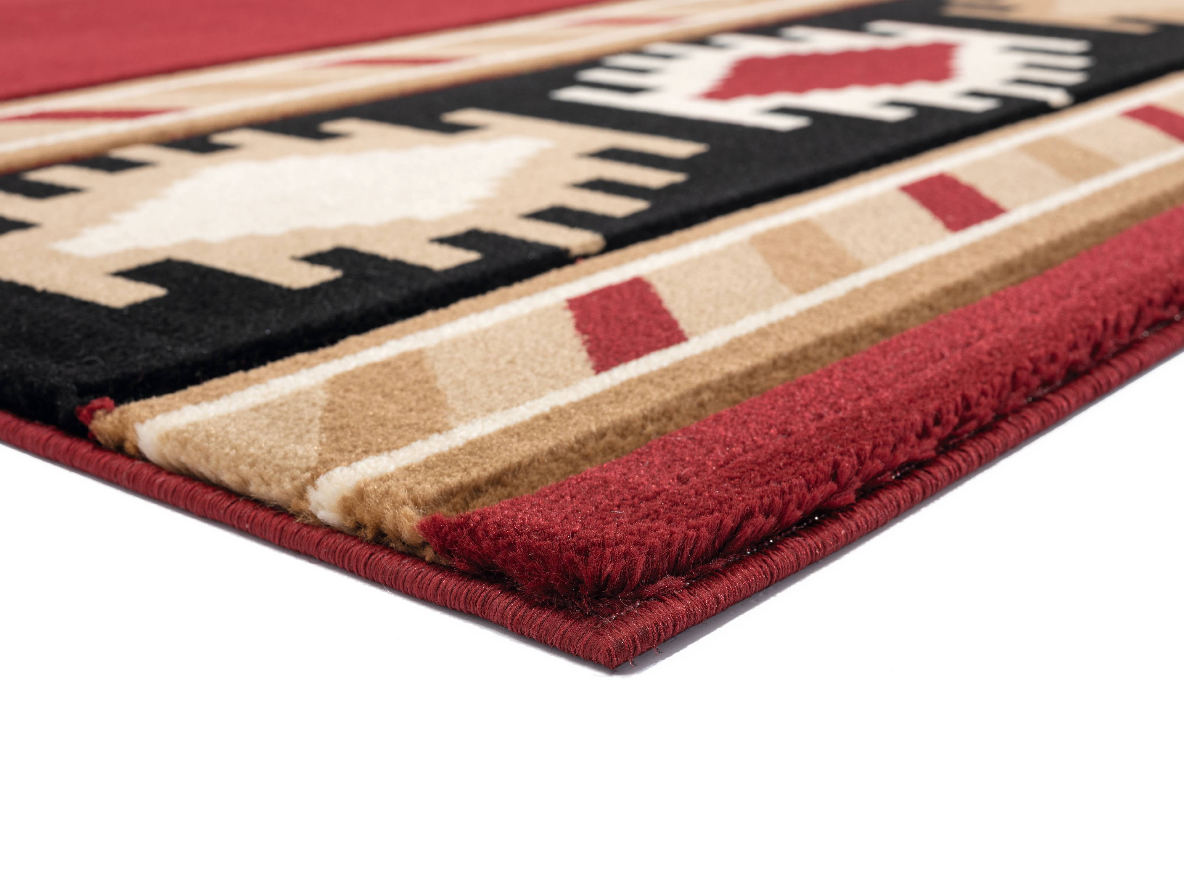 United Weavers Drachma Volos Southwestern Geometric Area Rug, Burgundy, 7'10" x 10'6"